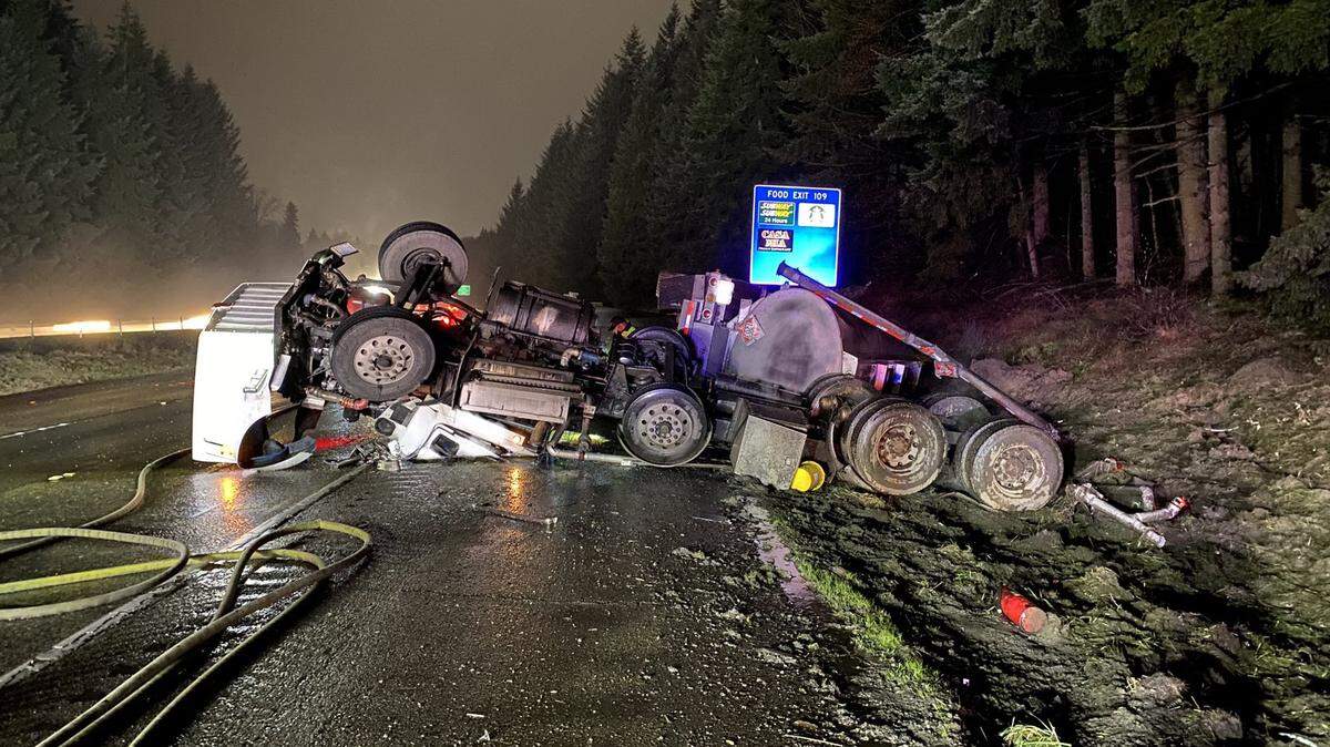 This Saturday’s groundwater monitoring is tied to this fuel truck rollover in 2023.