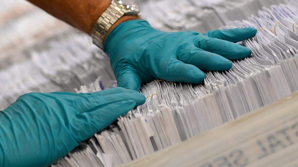 Ballots for the primary election on August 3, 2021 are tabulated at the Thurston County Ballot Processing Center in Tumwater.