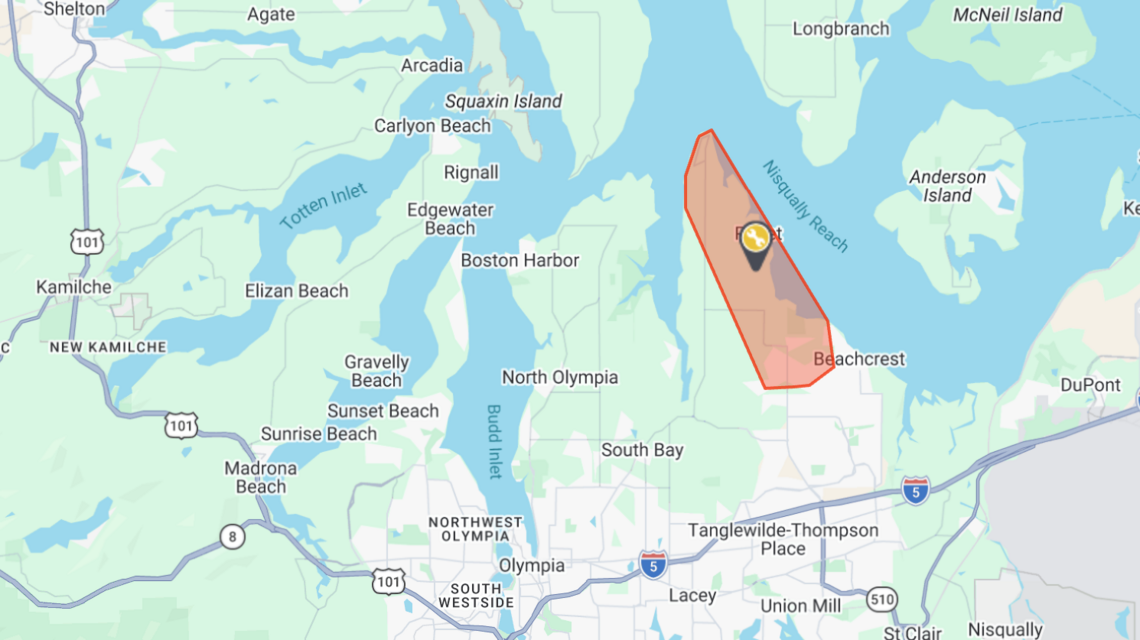 Large power outage affects northeast Thurston County neighborhoods Friday