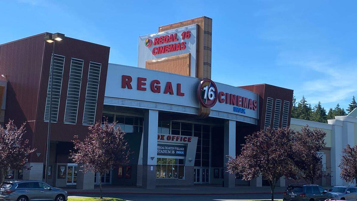 Regal Cinemas, which owns the Regal Martin Village ScreenX & IMAX movie theater complex in Lacey, is aiming to open its theaters on July 31.
