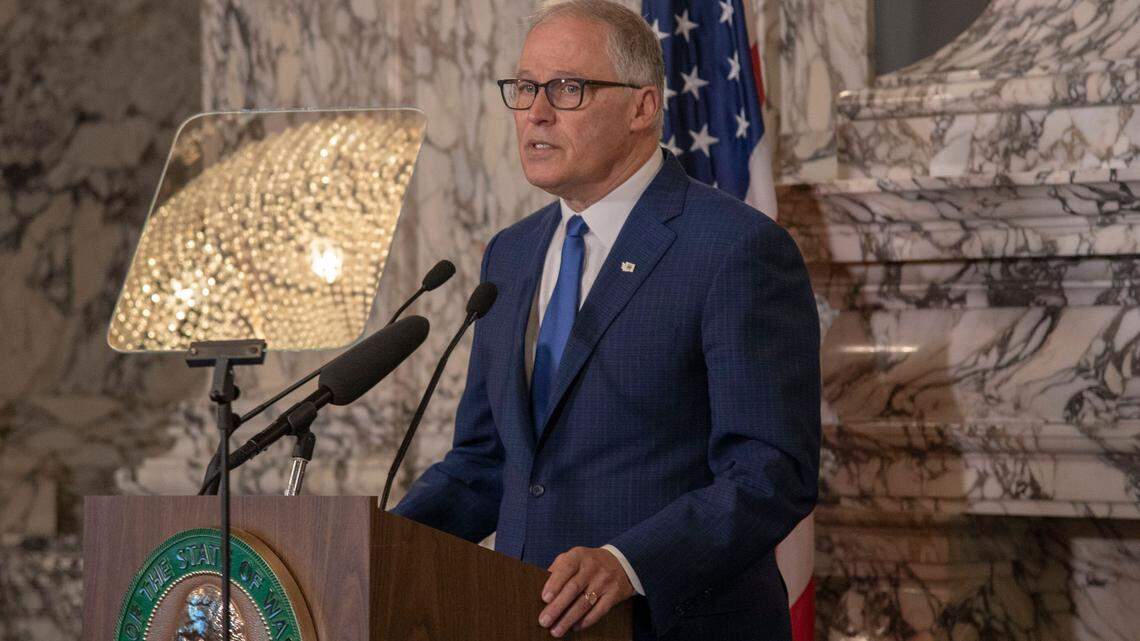 Watch: Washington state Gov. Jay Inslee’s COVID update from Thursday (Feb. 17)