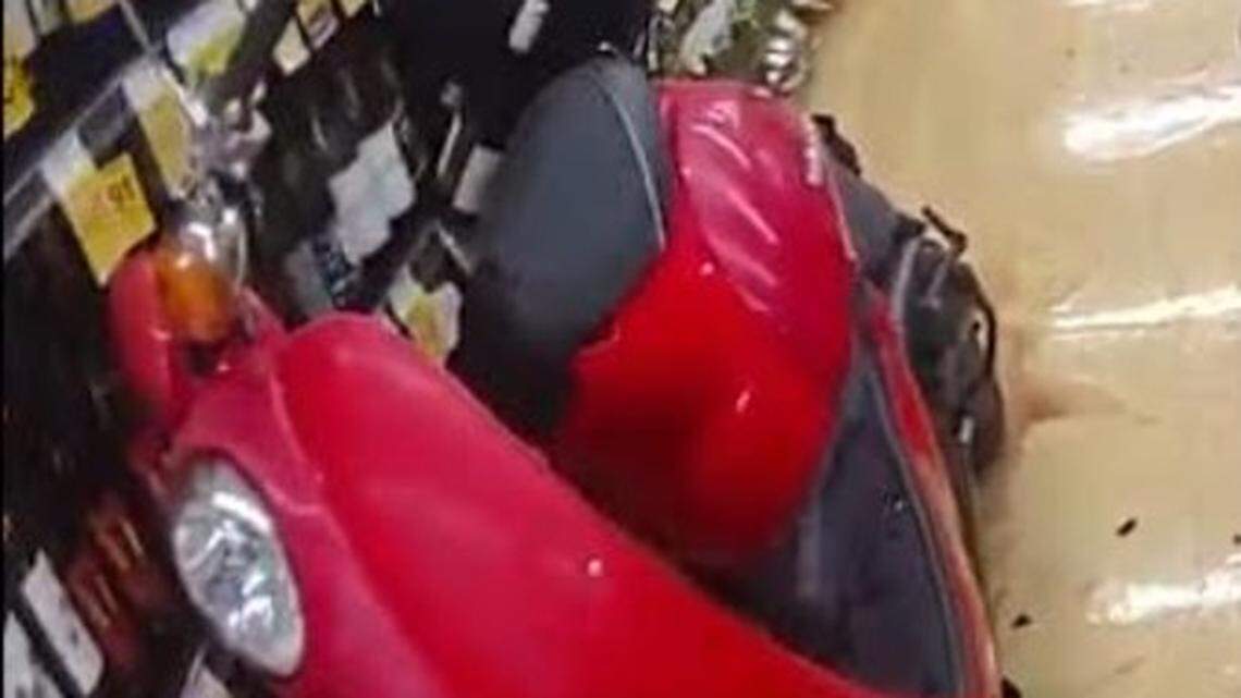Woman drives scooter into store and demands alcohol, Olympia police say