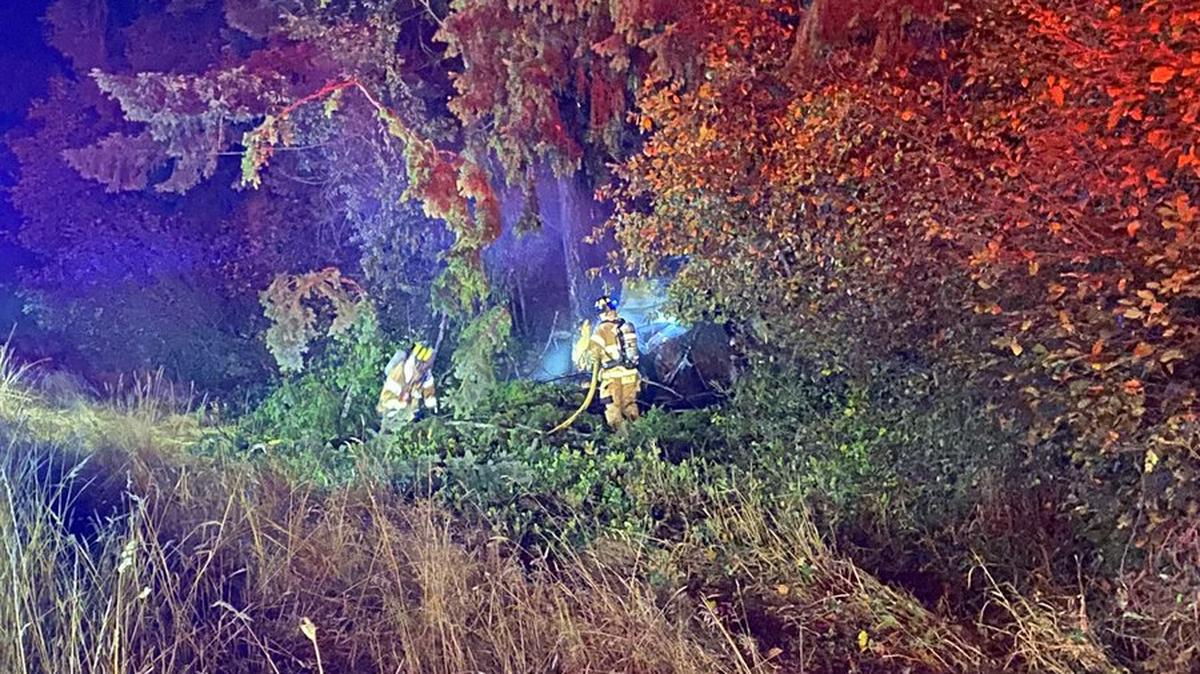 One person has been pronounced dead after an early morning one-vehicle crash in south Tumwater. 