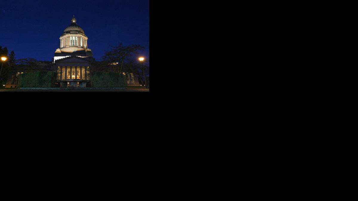 STATE CAPITOL AT NIGHT