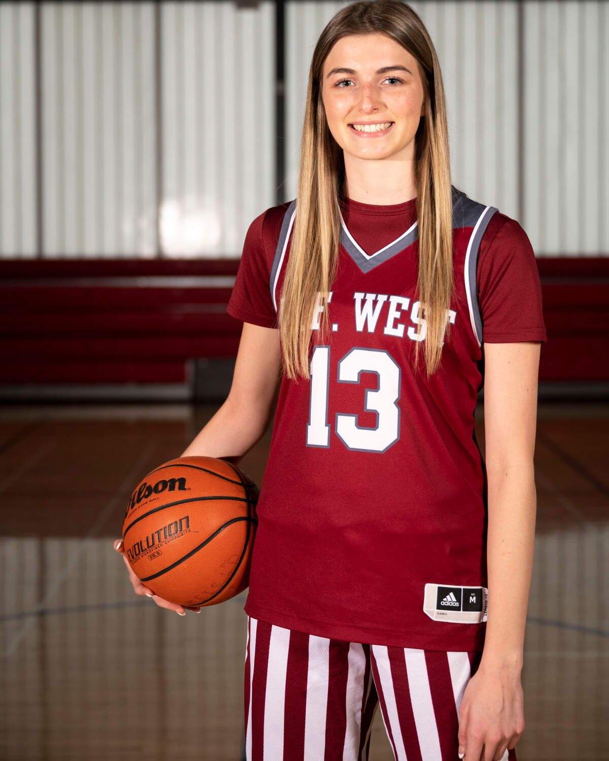 W.F. West’s Drea Brumfield poses for a portrait at Silas High School in Tacoma, Wash., on Wednesday, March 16, 2022.