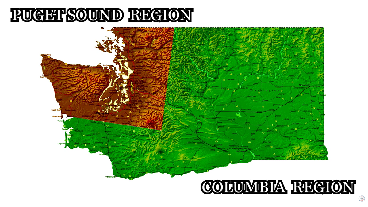 Rep. Rob Chase’s “Win-Win Act” would divide Washington state into two autonomous regions.