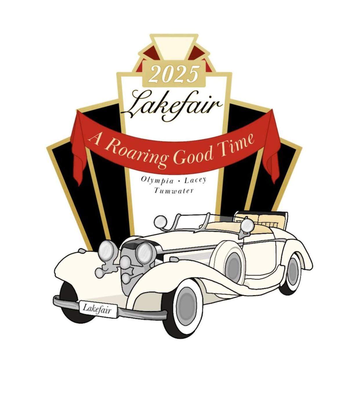 This year’s Capital Lakefair logo was designed by Jade Candelaria, a freshman at Avanti High School highlighting the festival’s 2025 theme, ‘A Roaring Good Time’
