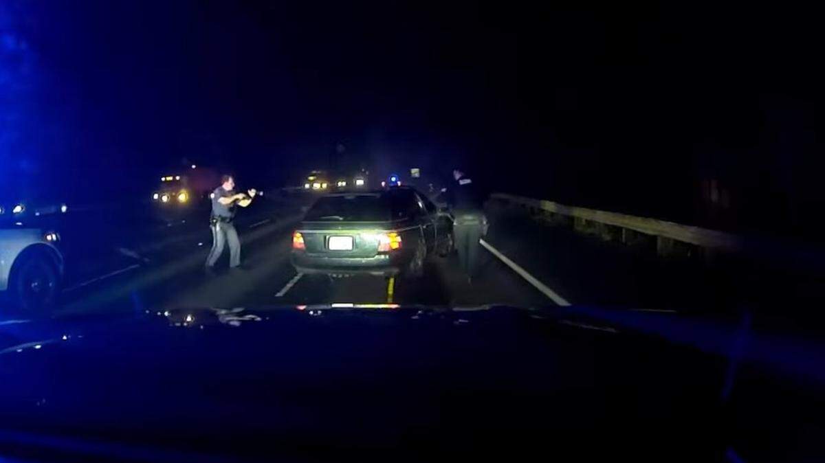 The Thurston County Sheriff’s Office grappler was used to stop a driver fleeing from troopers on southbound I-5 Monday night, Sheriff Derek Sanders says.