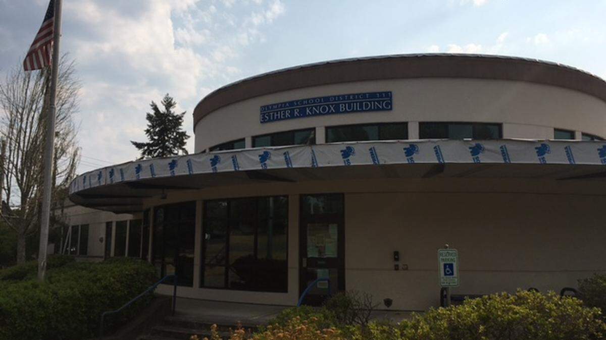 The Olympia School District administrative offices on Bethel Street.