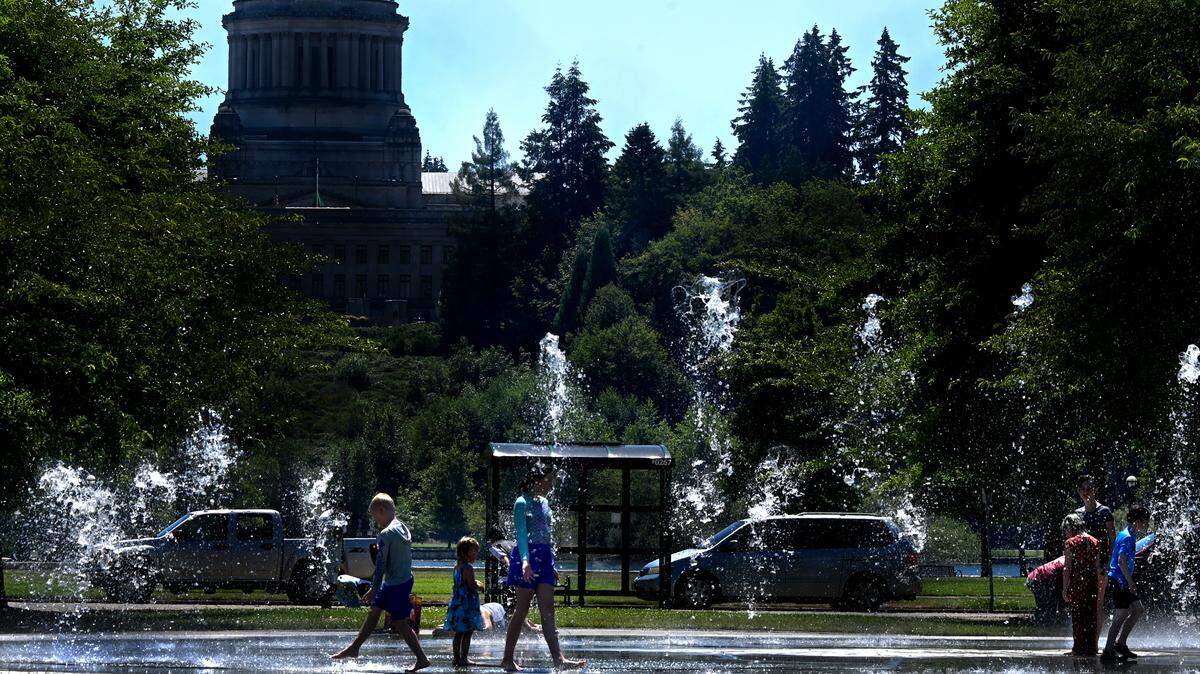 New high temperatures were set in the Olympia area Sunday, Monday and likely today (Tuesday) during a streak of above normal hot weather.