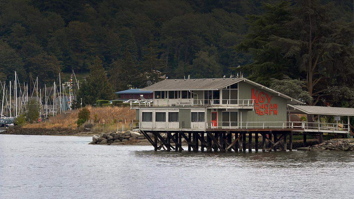 Port of Olympia Commissioner Joe Downing cast doubt on the future of the KGY building during Monday’s commission meeting.