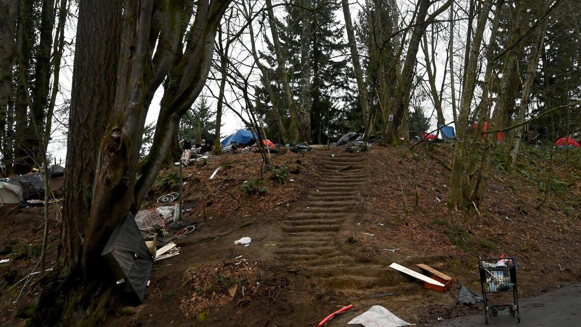 WSDOT will pay to remove Wheeler homeless camp near I-5