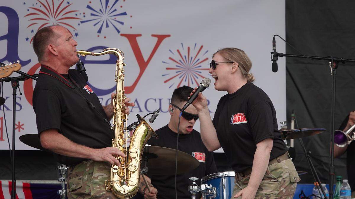 Full Metal Racket performs at a previous Lacey in Tune concert. This year, because of COVID-19, the band is creating a video of a live performance that will be available on Thurston Community Media.