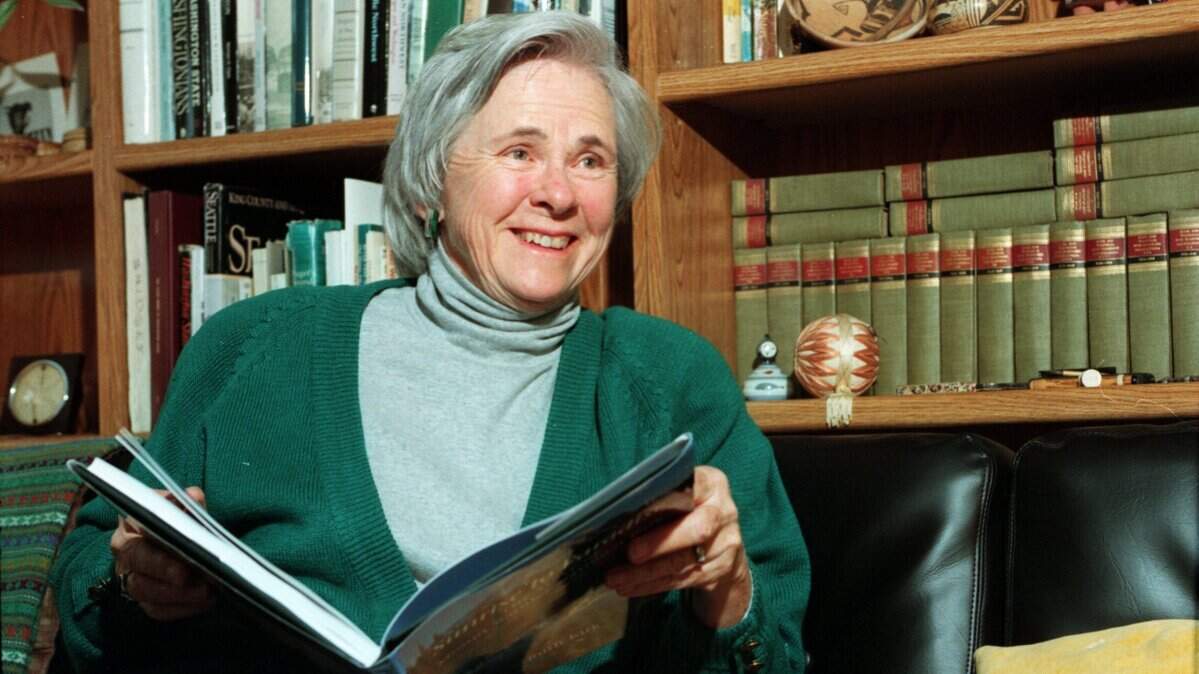 Lacey-based natural history author Ruth Kirk pictured in 1999.