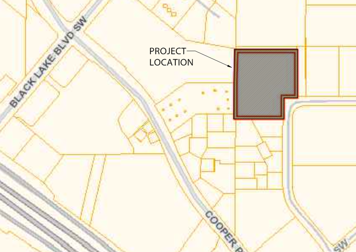 A new auto dealership has been proposed at this location, according to the city of Olympia.