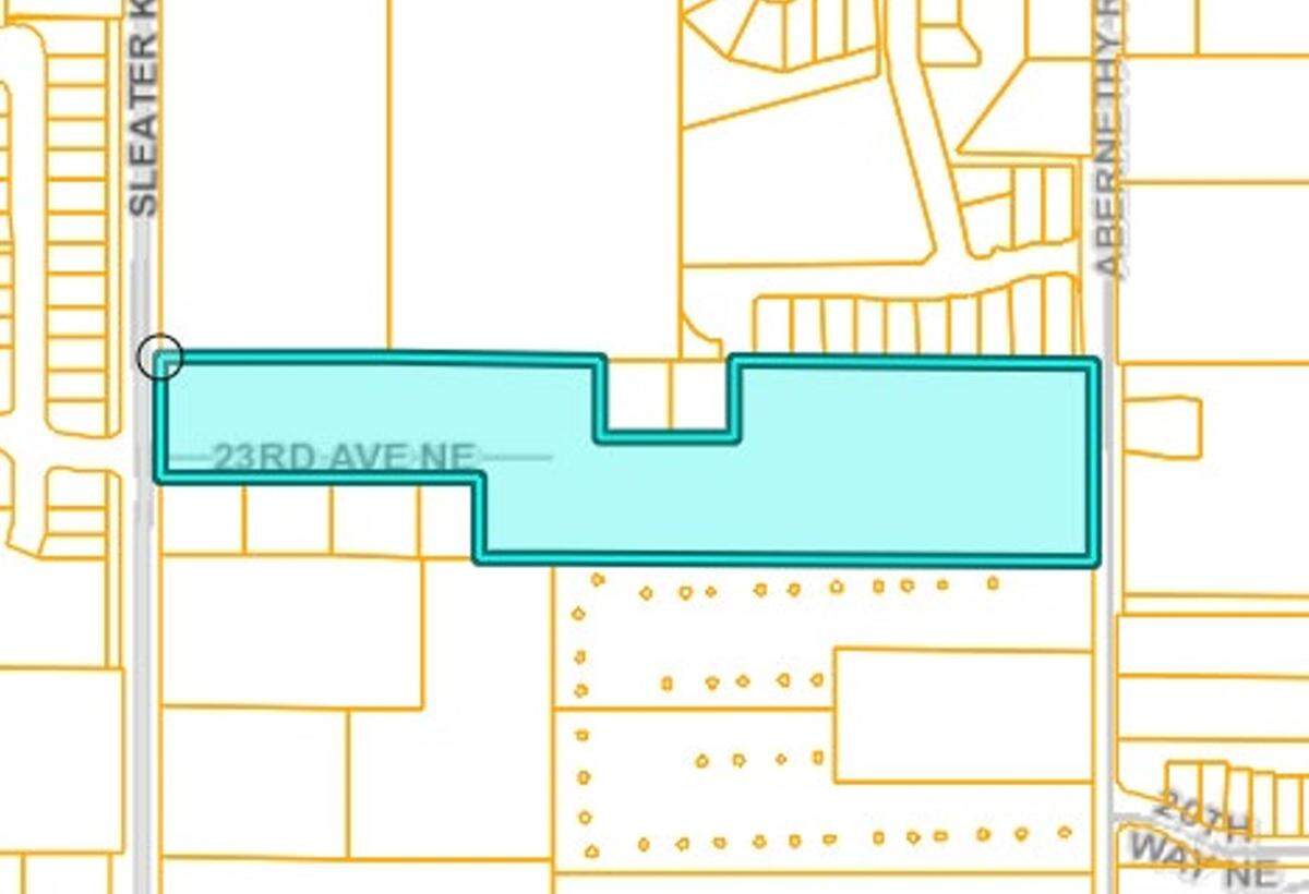 The Townhomes at Sleater Junction have been proposed at 4212 23rd Ave NE in Lacey’s UGA.