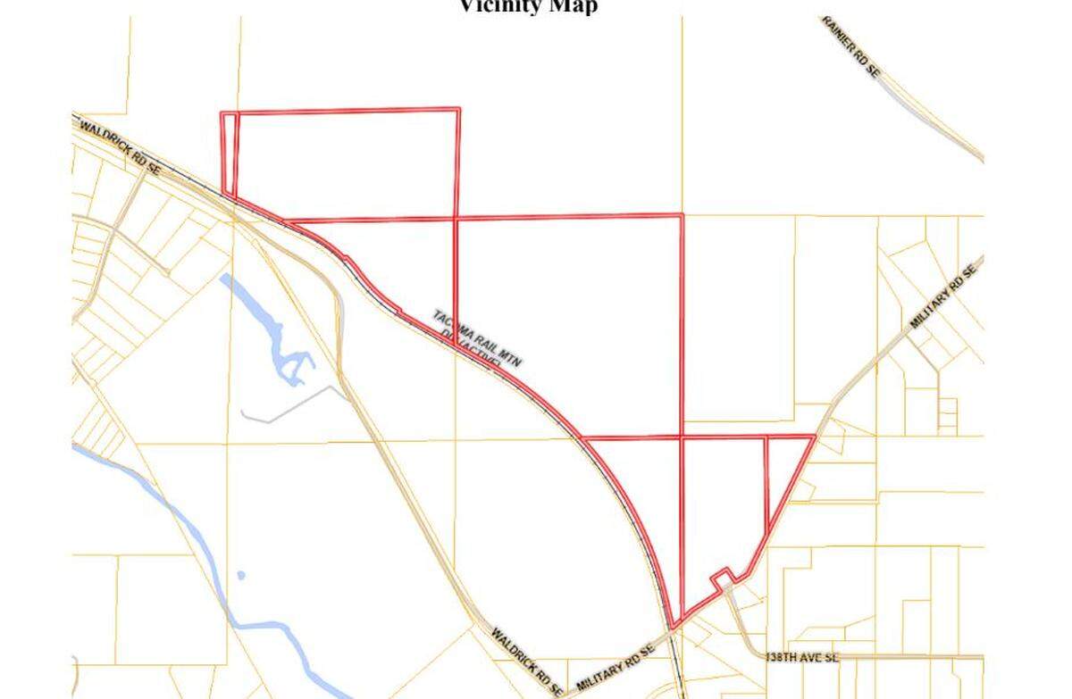 The Silver Springs Surface Sand and Gravel Mine has been proposed at 13801-13813 Military Road SE in Rainier.