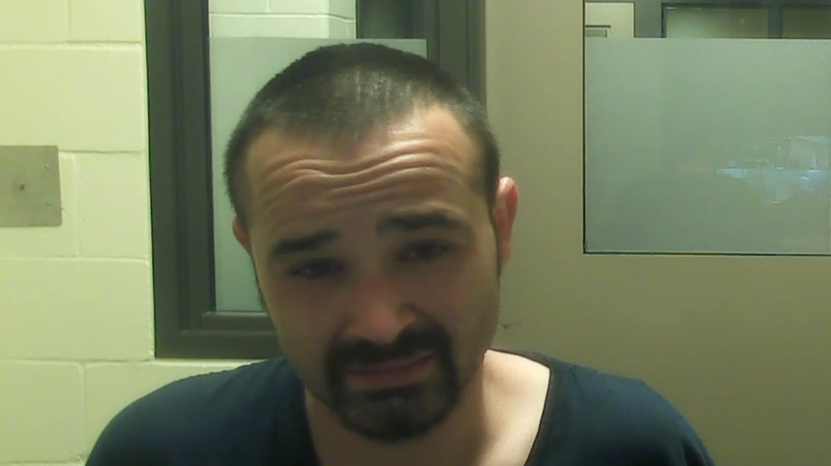 Zachary Alan Roberge, 29, attends his preliminary appearance in Thurston County Superior Court on Monday, April 3. Visiting Superior Court Judge Kevin Hull found probable cause for vehicular assault and set bail at $25,000.