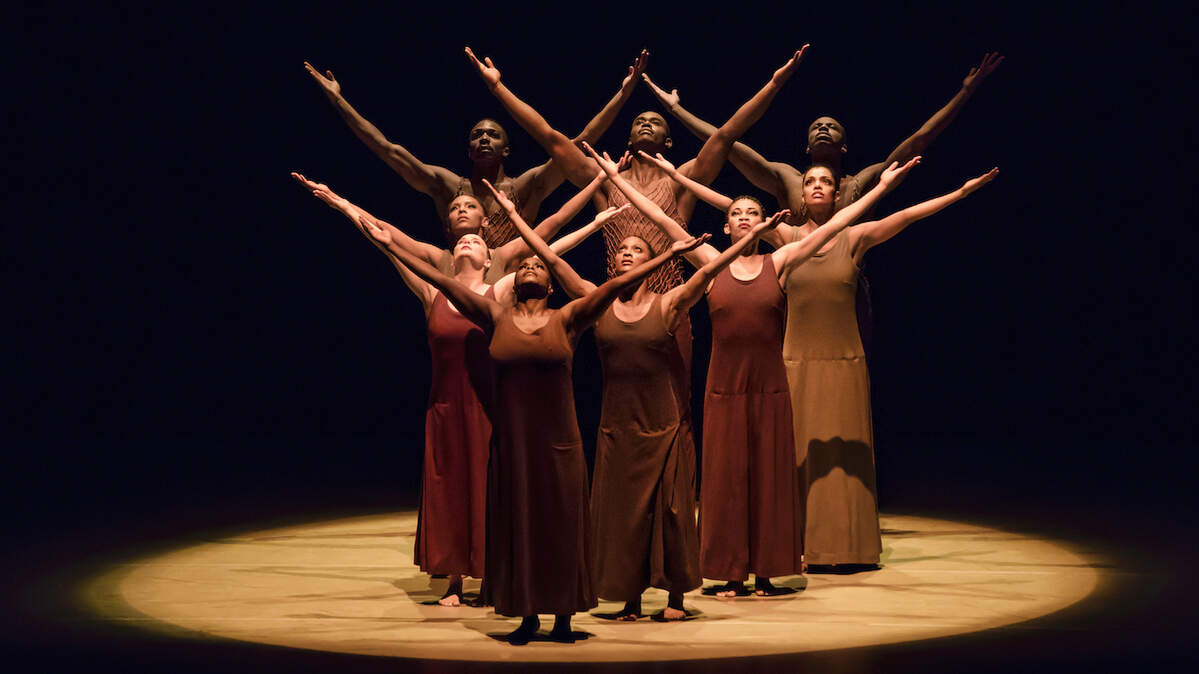 A scene from the Alvin Ailey American Dance Theater’s performance of Revelations. It will be part of the dance troupe’s virtual season.