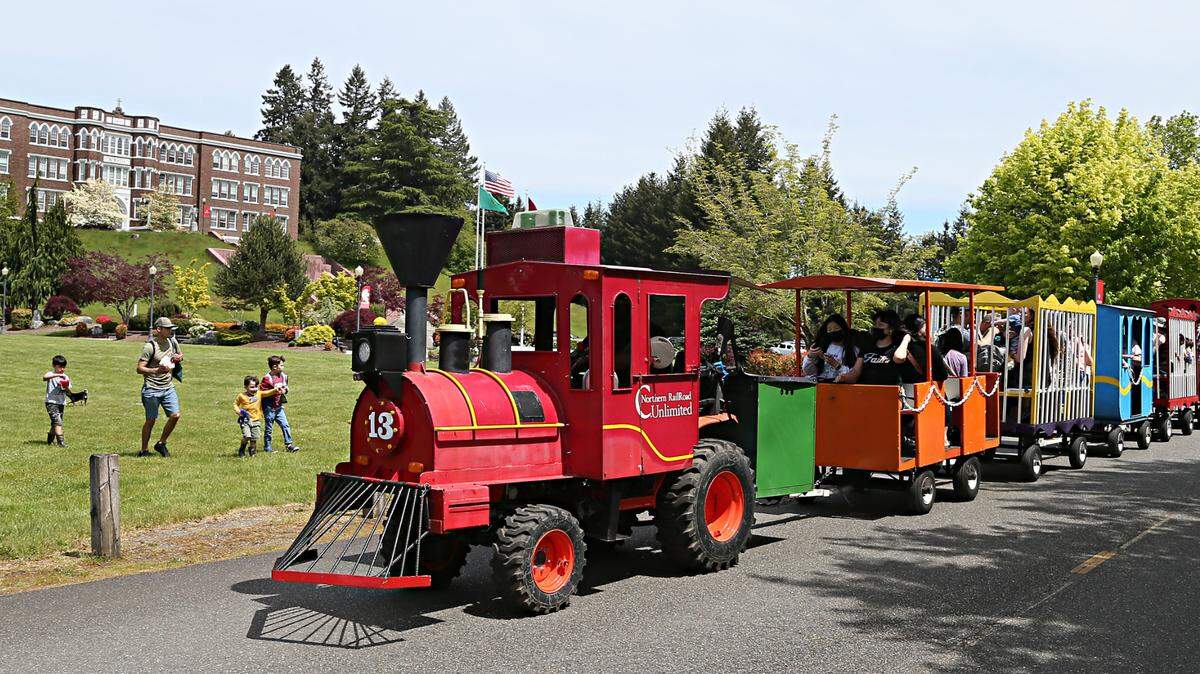 The 35th Lacey Spring Fun Fair’s circus theme makes the ever-popular circus train more appropriate than ever.