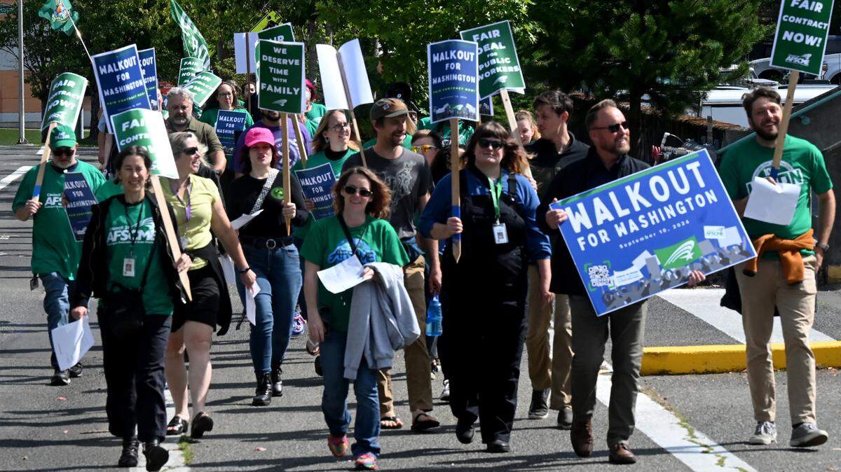 On an 8-1 vote, the Washington Supreme Court said collective bargaining agreements are exempt from the Public Records Act until the budget funding them becomes law.