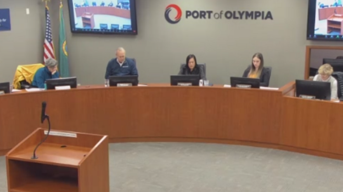 The Port of Olympia commission gathered Monday, Oct. 28.