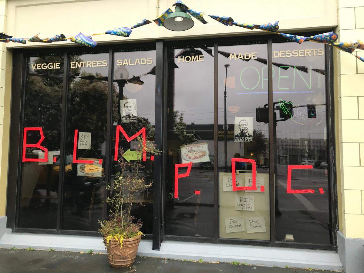 Equal Latin has stayed open, sometimes extending their hours until 10 p.m. to serve protesters.