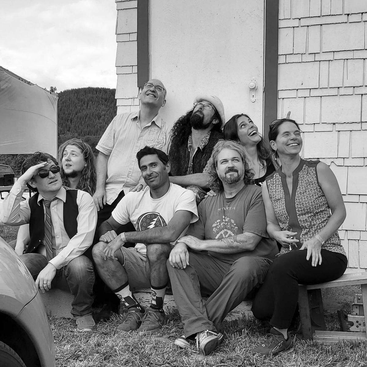 Olympia’s Luna Melt is not only performing at the Olympia Funk Festival but also doing a lot of work to make it happen. Band members (from left) are Seamus Walsh Petrie, Theo Ragan, Derek Nelson, Ahmer Nizam, Daniel Landin, James Schneider, Danielle Westbrook and Betsy Perkins.