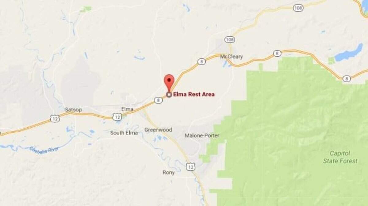 The Elma rest area on eastbound state Route 8 will close for two days next week, according to the state Department of Transportation.