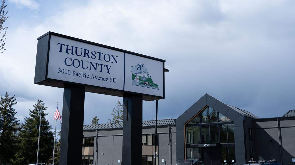 Thurston County government offices are located at The Atrium on 3000 Pacific Avenue Southeast in Olympia.