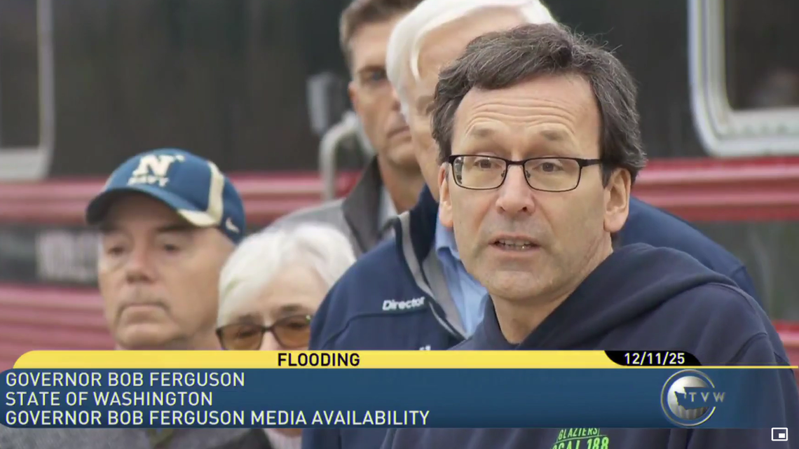 Update on Washington flooding, evacuations from Gov. Bob Ferguson