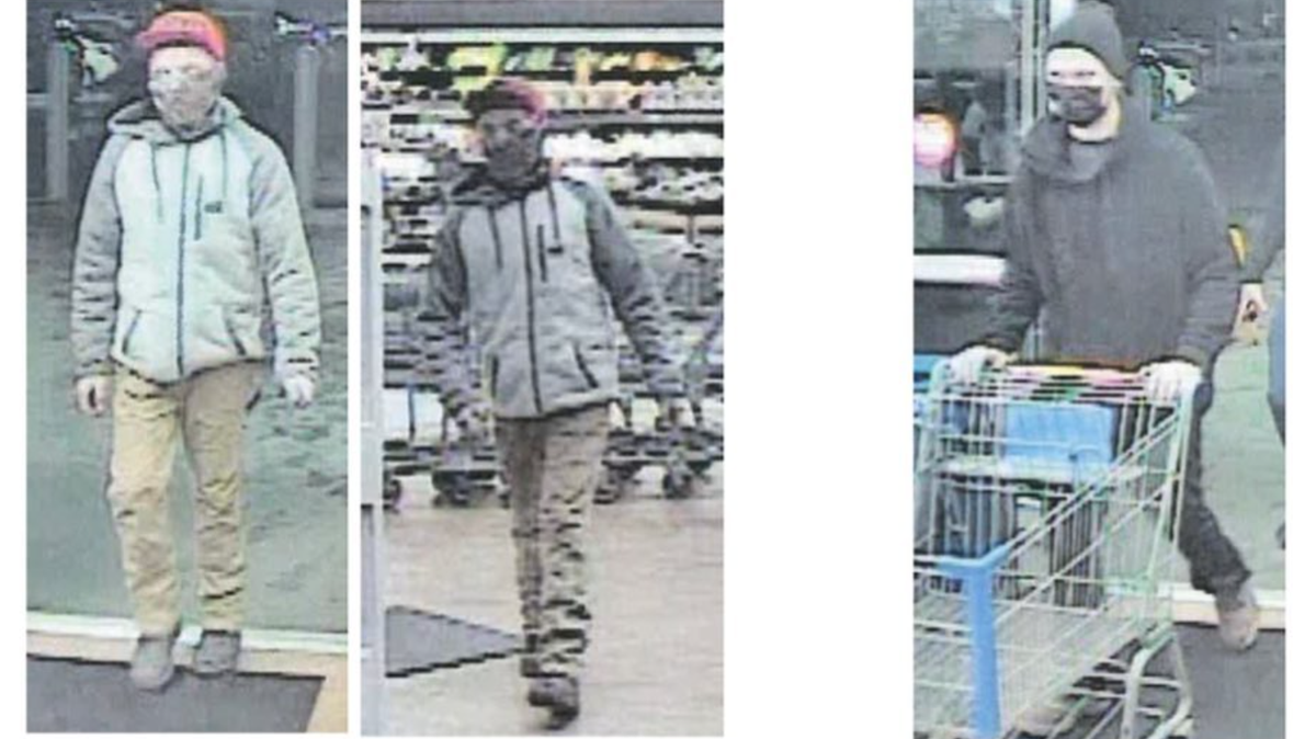 Lacey police are searching for two men accused of robbing the Walmart on Galaxy Drive Northeast on Tuesday. The two individuals are described as a 5 foot 7-9 inches tall man with a red hat and a 6 foot 0-2 inches tall man with a black beanie.