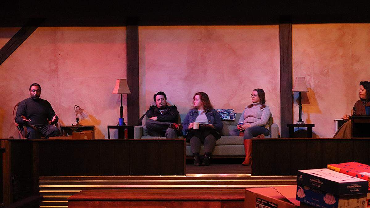 A scene from Olympia Little Theater’s “A Man From Earth,” which opens Friday, Jan. 27, 2023.