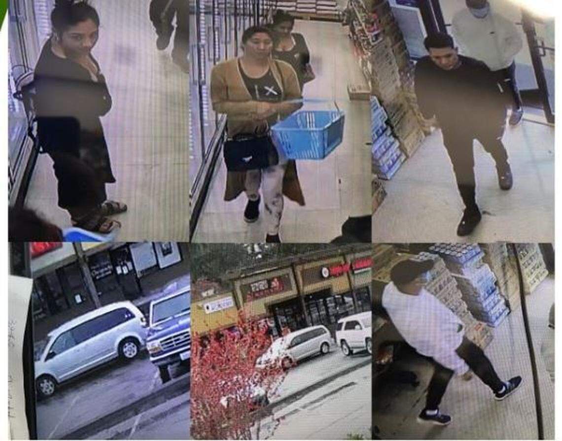 According to deputies, a man in a white hoodie forced his way into a locked office and stole the cash while the three other people kept a lookout about noon April 4.