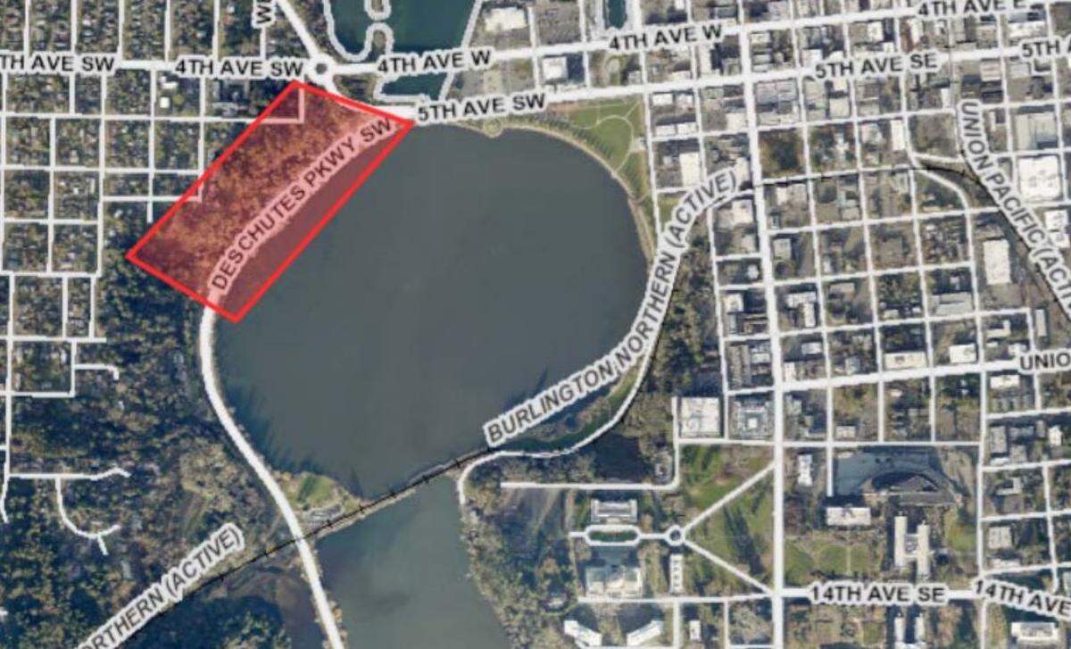 Sean Threatt, who owns about four acres of land on Deschutes Parkway that was most recently occupied by a homeless encampment, is ready to pitch a project.