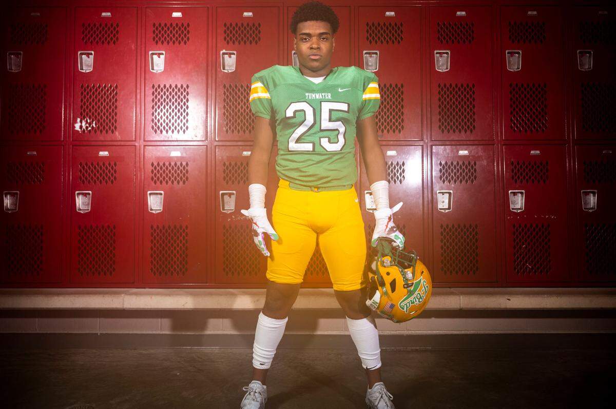 Tumwater’s Carlos Matheney photographed at Mount Tahoma High School on Monday, Dec. 20, 2021.