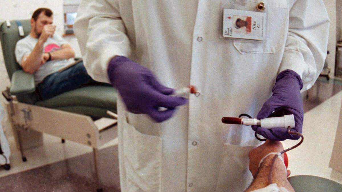 Most people in good health, who are at least 18 years old and weigh at least 110 pounds can donate blood as often as every 56 days. That’s about six times a year.