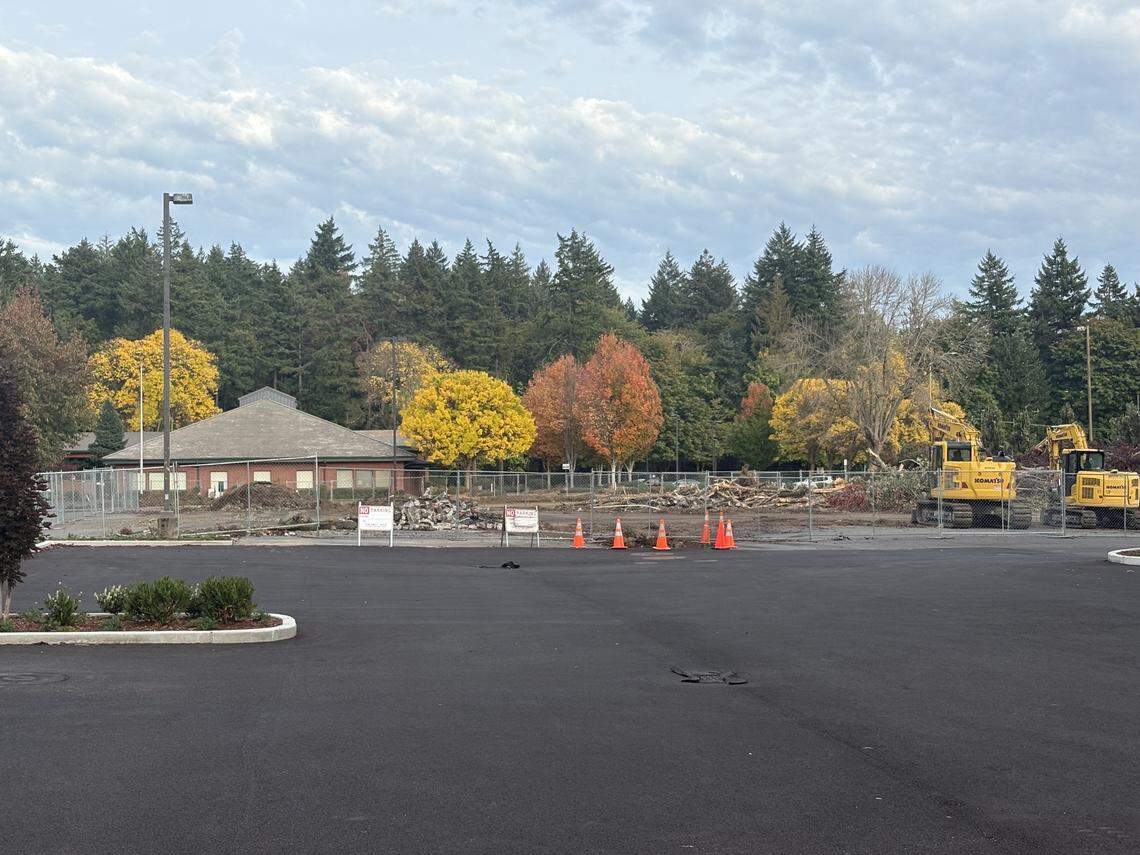 Work has started on a new apartment project east of Huntamer Park in Lacey.