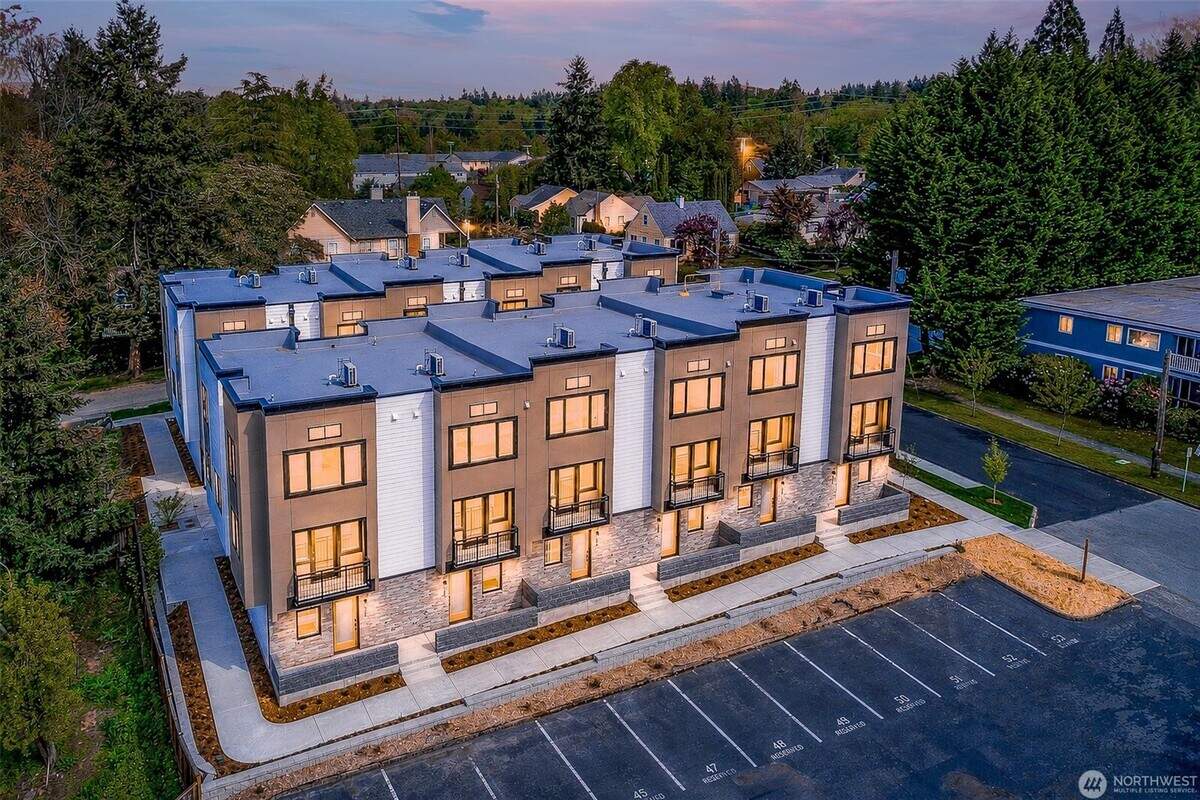 Another view of Thirteen & Cherry, a 12-unit condo development near downtown Olympia.