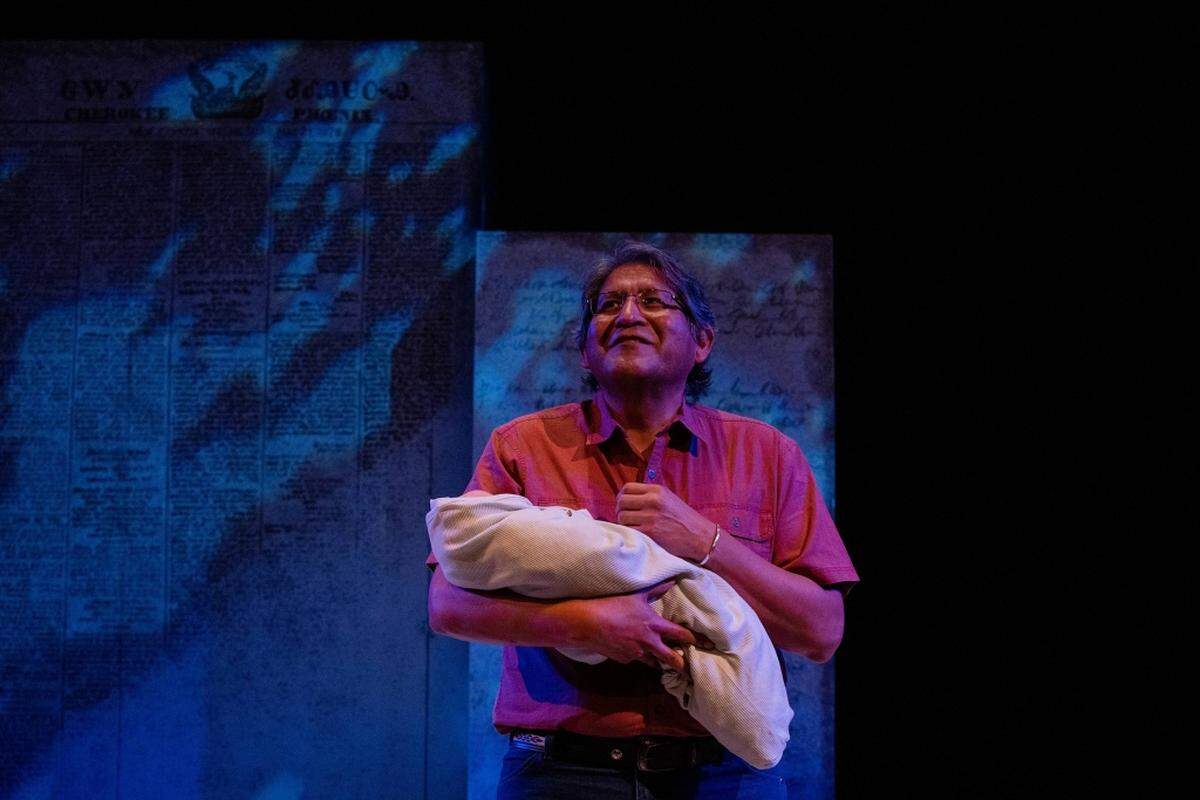 Kenneth Ruthardt as Roger Ridge Polson in Harlequin Productions’ ”Sovereignty.”