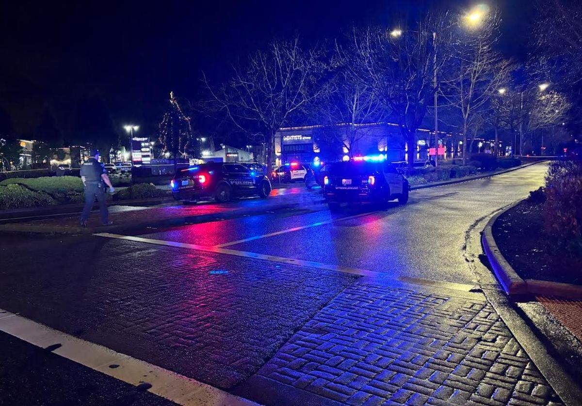 Lacey police responded to a road-rage shooting on Marvin Road Northeast Friday night.