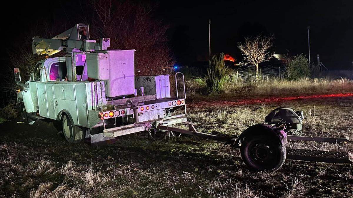 Deputies with the Thurston County Sheriff’s Office were dispatched at around 10 p.m. Feb. 5 to an attempted auto theft off Waddell Creek Road. The person calling in said someone was on their property with a utility truck and trying to steal a vehicle.