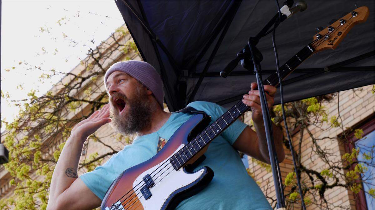 Karl Blau kicked off the 2022 outdoor concert season at Three Magnets Brewing Co. in Olympia. The brewpub is hosting free outdoor concerts at 3 p.m. Sundays this summer.