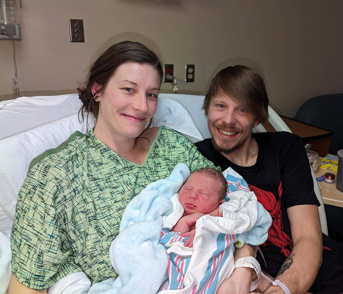 Lance Henson, Thurston County’s first baby of 2023, was born to parents Bernadette and Colby Henson of Shelton at 3:08 a.m. Sunday at MultiCare Capital Medical Center in Olympia.