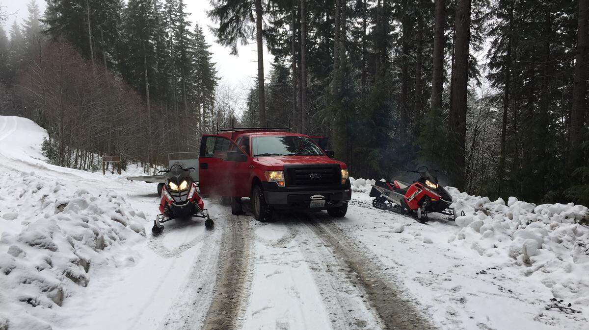 Department of Natural Resources crews were out Friday rescuing people whose vehicles were stuck in Capitol Forest. This year’s series of snow falls has made conditions particularly bad.