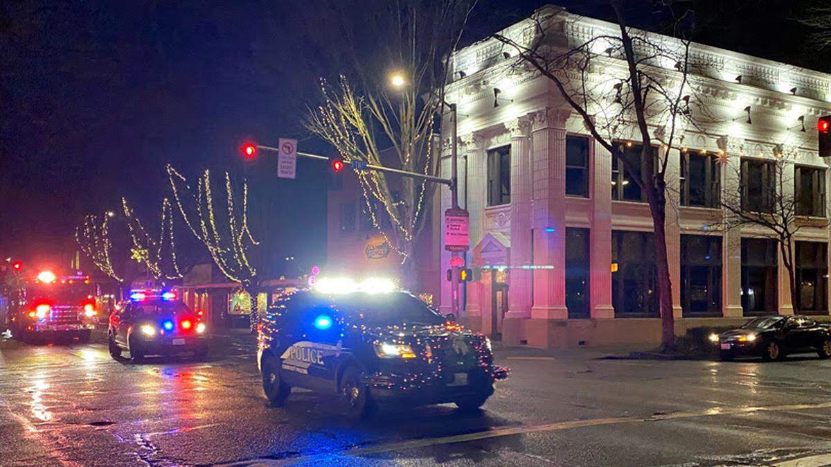 The Olympia Police Department is partnering with other city departments for the second year to bring holiday light parades to Olympians. 