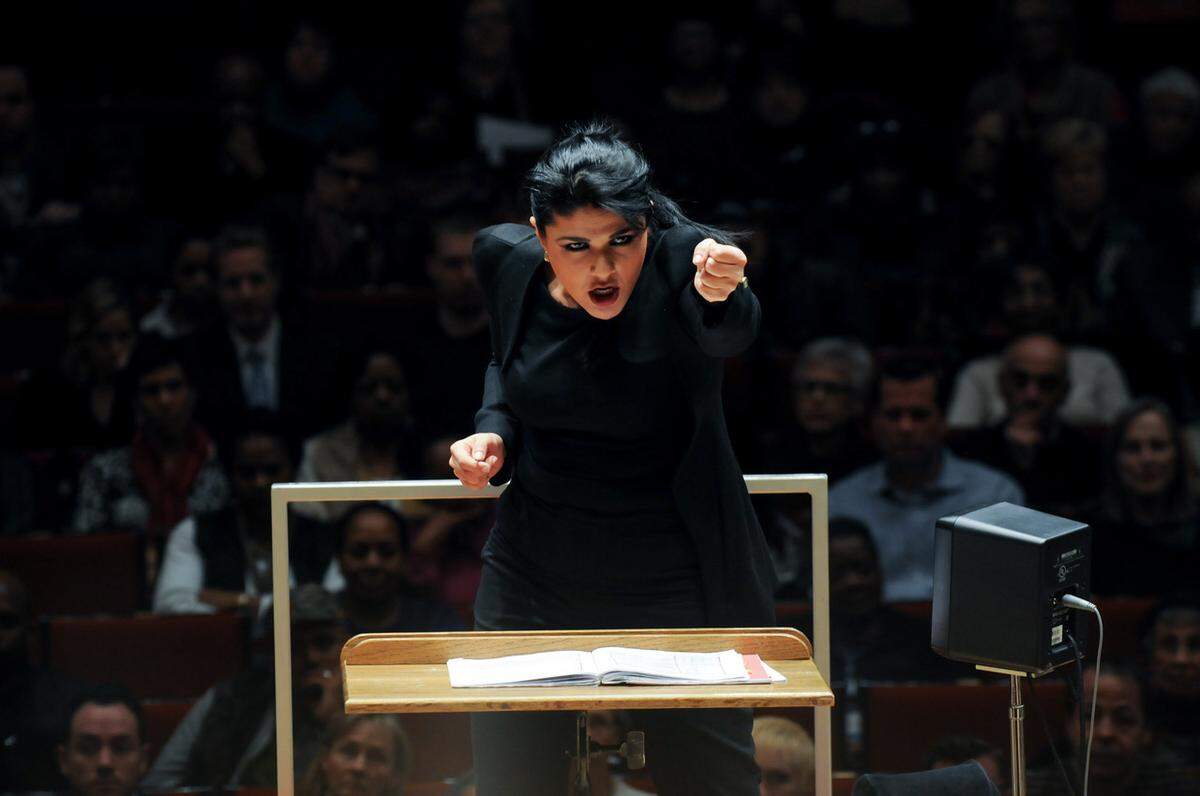 Alexandra Arrieche will conduct the Olympia Symphony Orchestra’s much-loved free outdoor concert at 11 a.m. Saturday, this year part of the Capital City Pride Festival.