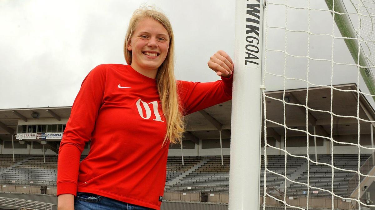 Olympia High School’s Eva Wirth is The Olympian’s All-Area girls soccer player of the year. Photo taken May 3,2021 at Ingersoll Stadium