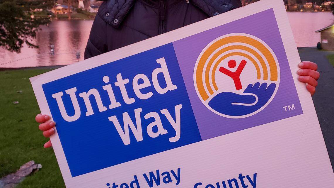 Lindsay Fujimoto, Director of Volunteer Programs at United Way of Thurston County, worked at a vaccine clinic in March.