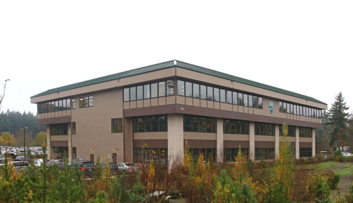 Thurston County intends to purchase a three-story, 56,000 square foot building at 1111 Israel Road, Tumwater to consolidate the Sheriff’s Office and meet their space needs. Sheriff Derek Sanders shared this photo of the building on Facebook on Tuesday, Sept. 17, 2024.